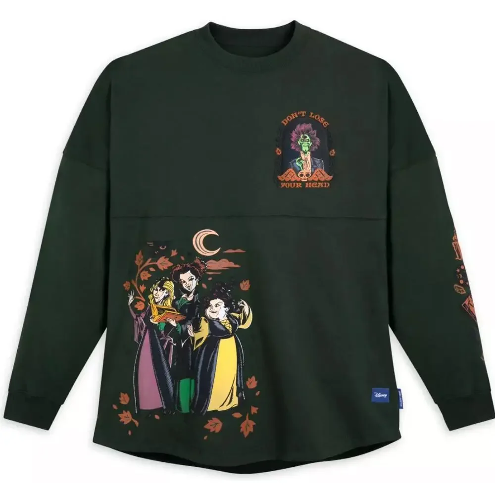 Disney Hocus Pocus 2 Spirit Jersey Green Womens Large - Picture 1 of 8